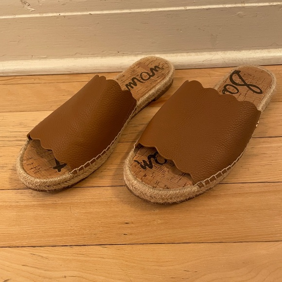 Sam Edelman leather slides - Picture 3 of 5